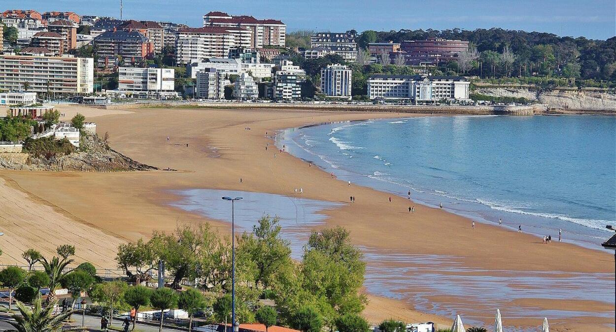 Bajo Con Terraza A 5 Min De La Playa Villa Santander Exterior foto