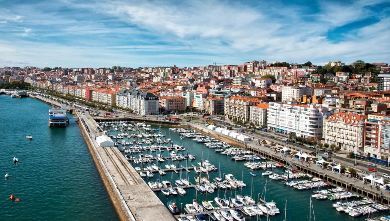 Bajo Con Terraza A 5 Min De La Playa Villa Santander Exterior foto