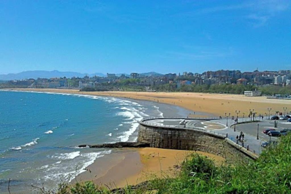 Bajo Con Terraza A 5 Min De La Playa Villa Santander Exterior foto